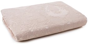 Set cuvertură și fețe de pernă bej din damasc 240x260 cm Beste – Mijolnir