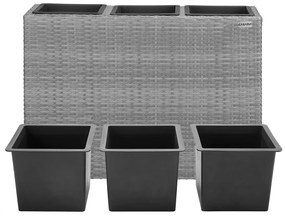 Deuba Ghiveci de flori 83x30,5x60cm - gri