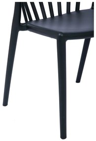 Scaun de grădină gri închis Capri - Bonami Essentials