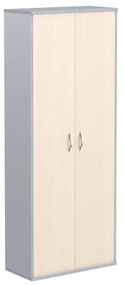 Dulap documente cu 2 usi Imago gri metalic artar, 77 x 36,5 x 197, 5 cm