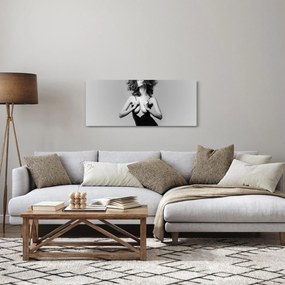 Tablou - Femeia în negru (120x50 cm)