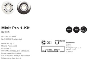 Spot incastrabil tavan/plafon Mixit Pro alb 71810101 NL