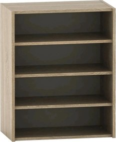 Biblioteca TEMPO ASISTENT NEW 013, stejar sonoma, PAL melaminat, 57x34