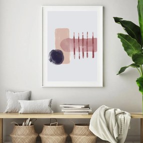 Poster - Abstracție pictată (A4)