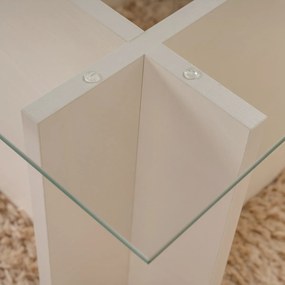 Măsuță de cafea Vetrino Wooden White