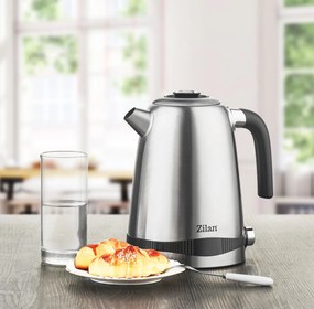 Fierbator electric din Inox Zilan ZLN1000 digital, 2200 W, 7 niveluri intre 40 - 100 grade celsius si functie de mentinere a temperaturii