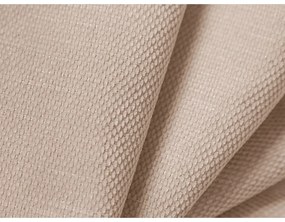 Pat matrimonial bej tapițat cu spațiu de depozitare și somieră 160x200 cm Brody – Mazzini Beds
