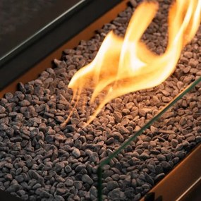 Șemineu de exterior pe gaz Planika Rio Table GAS 46x106 cm 10kW