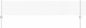 vidaXL Gard cu Stâlp Argintiu 0,4 x 10 m Oțel