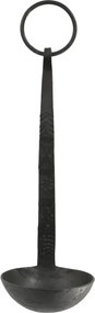 Suport de lumanare, din metal, de perete, H24/D8cm