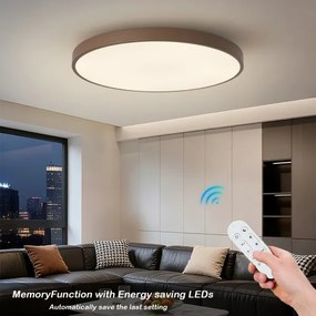 Brilagi-LED Corp de iluminat dimerizabil pentru piscină SMART LED/128W/230V, 100 cm, Wi-Fi Tuya+telecomandă, maro