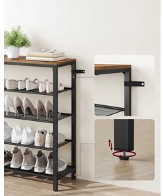 Pantofar DAVOR maro/negru