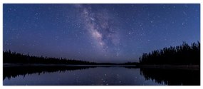 Tablou cu cerul nocturn (120x50 cm)