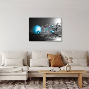 Tabloul bilelor albastru deschis (70x50 cm)