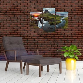 Tablou - Kirkjufell la apus (90x60 cm)