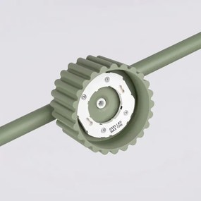 Sollux SL.2698 - Lustră pe cablu AURA 4xGX53/10W/230V verde