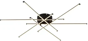 Plafoniera LED metal negru mat LAWSON