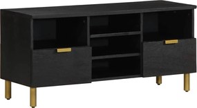 vidaXL Dulap TV, negru, 100x33x46 cm, lemn prelucrat