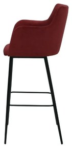Scaun de bar rosu in diferite materiale ✔ model SINDY