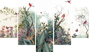 Tablou - Peisaj natural, acvariu (150x105 cm)