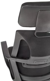 Scaun de birou Valdez, negru