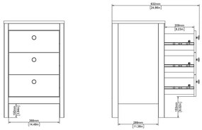 Noptieră grej Madrid – Tvilum