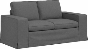 vidaXL Canapea Gri închis 162 x 80 x 82 cm țesătură