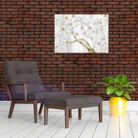 Tablou - Copac cu decor auriu (70x50 cm)