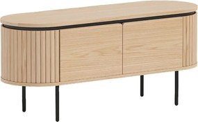 Comoda TV cu furnir de stejar ATELIER 120cm