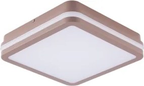 Brilagi BENE LED — lampă de tavan pentru exterior, 18 W, 230 V, 21,5 x 21,5 cm, maro, IP54