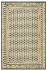 Covor verde din amestec de iută 160x230 cm Mara Jute Border – Flair Rugs
