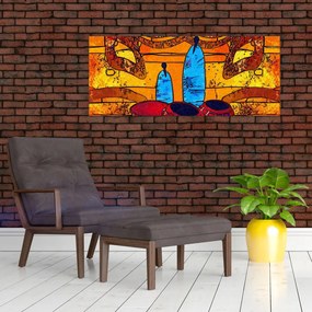 Tablou - Pictură străveche (120x50 cm)
