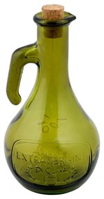 Olivieră din sticlă reciclată verde, 500 ml Olive - Ego Dekor