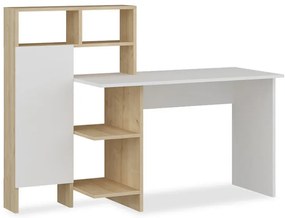Birou Slate Alb - Oak 120x60x112 cm