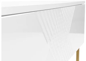 Mobilier living Madrealla II (Alb + lucios Alb + auriu) . 1104559