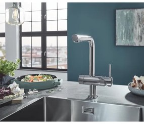 GROHE 31726SD0 - Chiuvetă de bucătărie K700 550 × 450 mm inox