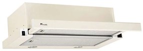 Hota Telescopica Incorporabila Tornado Storm 700 (50), 1 motor, latime 50 cm, 3 viteze, absorbtie 700 m3/ora, Bej