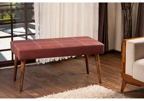 Taburet Fag, Piele Artificiala, Rosu Bordo
