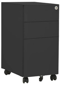 vidaXL Dulap dosare mobil, antracit, 30x45x59 cm, oțel