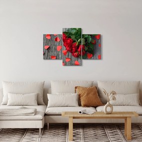 Tablou cu trandafiri (90x60 cm)