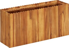 vidaXL Strat înălțat de grădină, 100x30x50 cm, lemn masiv de acacia