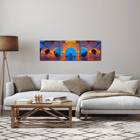 Tabloul Taiwanului (cu ceas) (90x30 cm)