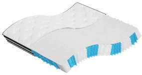 vidaXL Saltea cu arcuri buzunar, fermitate medie, 180x200 cm