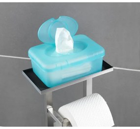 WENKO 23364100 - Perie WC DEBAR 21 x 70,5 cm inox/satinat/alb