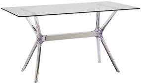 MASA POLIPROPILENA MALIBU - 140 cm / 80 cm - TRANSPARENT