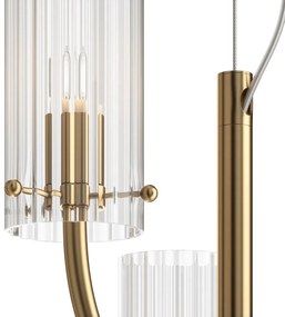 Lustra, Candelabru modern in stil retro Arco