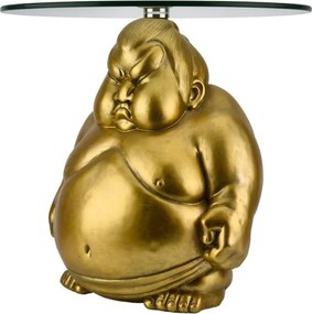 Masuta de cafea rotunda aurie SUMO 55cm