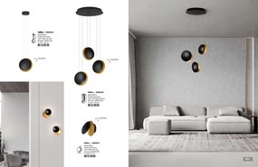 Lustra cu 3 pendule LED design ambiental SHELL