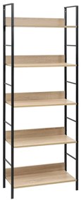288227 vidaXL Etajeră cărți 5 rafturi, stejar 60x27,6x158,5 cm lemn prelucrat
