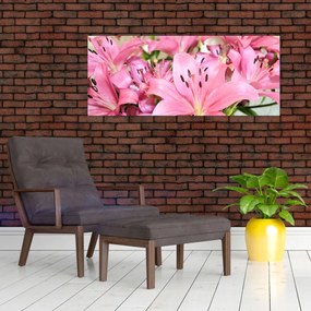 Tablou - Liliac roz (120x50 cm)